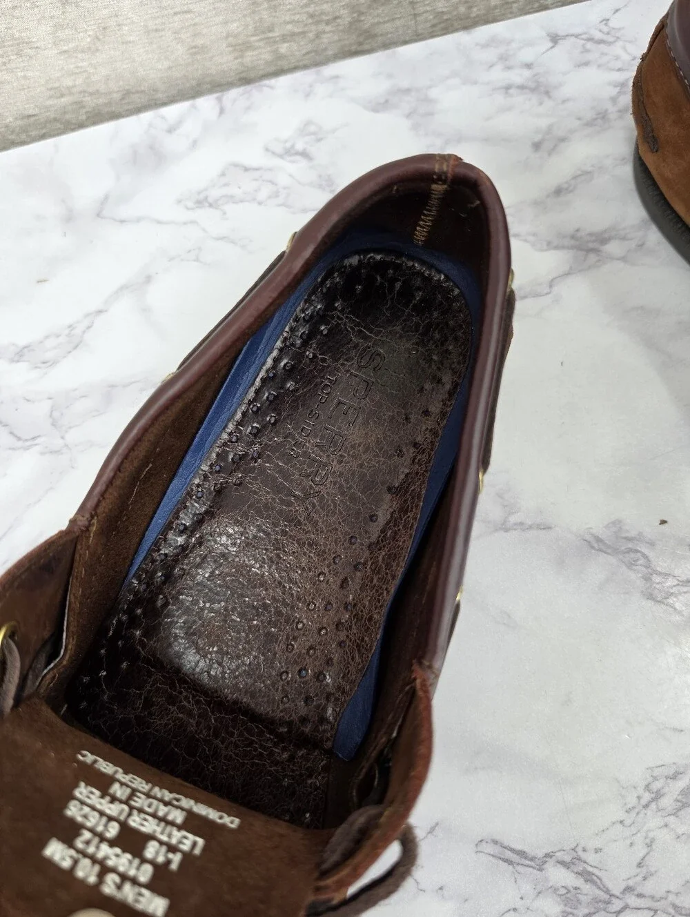 Sperry Top Sider Authentic Original 2-Eye Boat Shoe Brown Leather